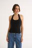 Harmony Halter Tank Black