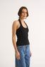 Harmony Halter Tank Black