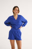 Charlotte V Neck Jumper Cobalt