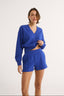 Charlotte V Neck Jumper Cobalt