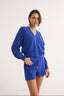 Charlotte V Neck Jumper Cobalt