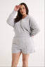 Percy Track Short Grey Marle