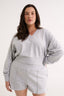 Charlotte V Neck Jumper Grey Marle