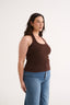 Harmony Halter Tank Cocoa