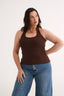 Harmony Halter Tank Cocoa