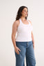 Harmony Halter Tank Optic White