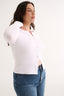 Caterina Snap Button Top Optic White