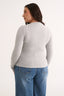 Carina Classic Long Sleeve Pewter Marle