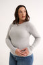 Carina Classic Long Sleeve Pewter Marle