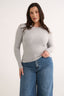 Carina Classic Long Sleeve Pewter Marle