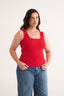 Harmony Square Neck Tank Radiant Red
