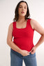Harmony Square Neck Tank Radiant Red