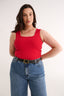 Harmony Square Neck Tank Radiant Red