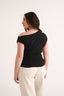 Valentina Off Shoulder Top Black