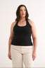 Harmony Halter Tank Black