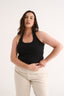 Harmony Halter Tank Black