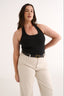 Harmony Halter Tank Black