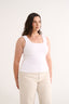 Harmony Square Neck Tank Optic White