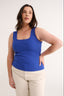 Harmony Square Neck Tank Cobalt