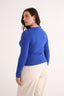 Caterina Snap Button Top Cobalt