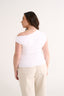 Valentina Off Shoulder Top Optic White