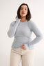 Carina Classic Long Sleeve Stone Blue