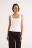 Harmony Square Neck Tank Optic White