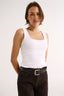 Harmony Square Neck Tank Optic White