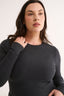 Carina Classic Long Sleeve Charcoal Marle