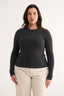 Carina Classic Long Sleeve Charcoal Marle