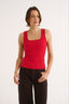 Harmony Square Neck Tank Radiant Red