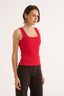 Harmony Square Neck Tank Radiant Red