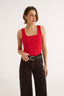 Harmony Square Neck Tank Radiant Red
