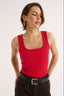Harmony Square Neck Tank Radiant Red
