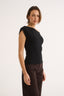 Valentina Off Shoulder Top Black
